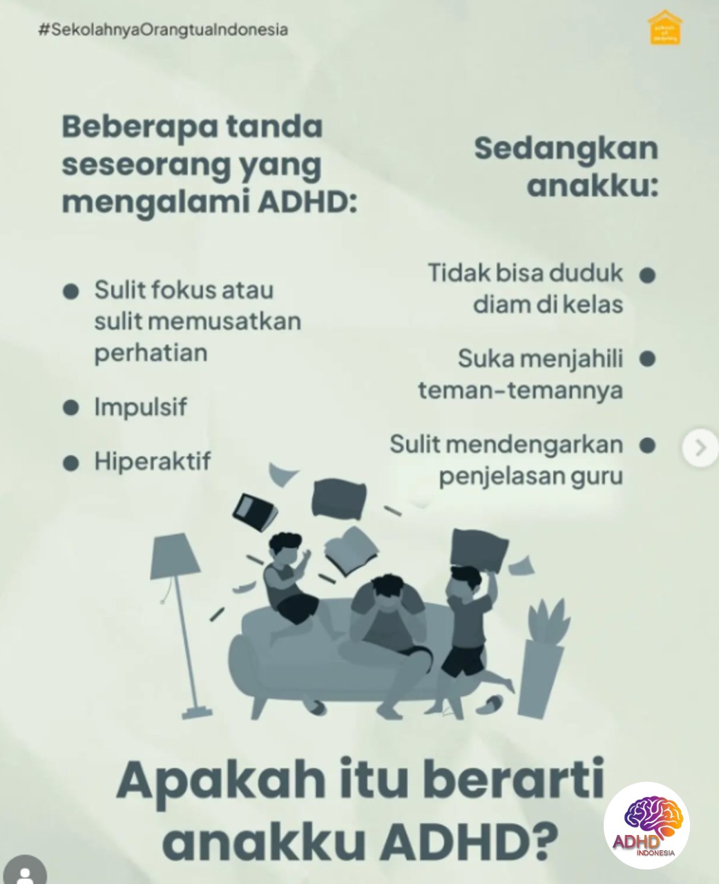 Ciri dan Gejala ADHD pada Anak Usia Dini di Kabupaten Toli-Toli